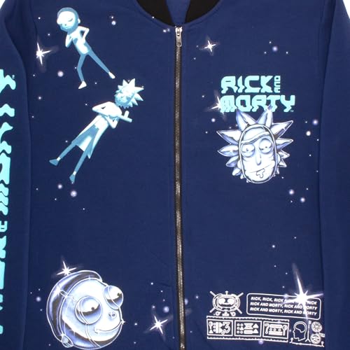 RICK AND MORTY Varsity Jackets for Men Graphic Print Lightweight Varsity Jackets Casual Fashion Coats3