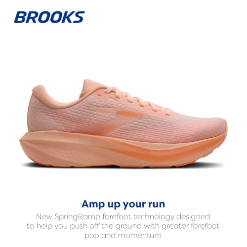 Brooks Women’s Ghost Amp Neutral Running Shoe - Peach/Peach/White - 7.5 Medium - image 2