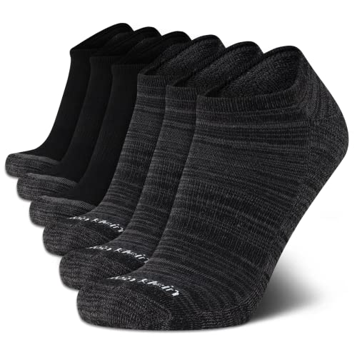 Image of Calvin Klein Mens No Show Socks - 6 Pack Soft Cotton Blend Cushioned Athletic Low Cut Socks for Men for Sports and Running