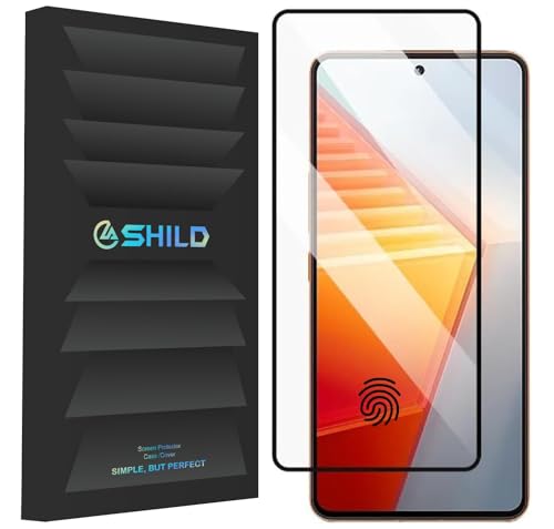 Image of SHILD Premium HD+ Tempered Glass Screen Protector Guard Compatible For iQOO Neo 10R 5G (6.78 Inch, Pack of 1) | Edge-to-Edge Coverage | 9H Hardness | HD Clarity | Easy Installation Kit for Smartphone