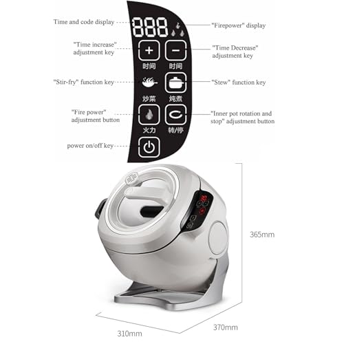 Automatische Kochmaschine, kommerzielle Küchenmaschine, 6 l intelligente Kochmaschine mit 360 ° -Drehung und 3D-Rundum-Erhitzung, Trommel-Küchenmaschine mit intelligentem Touchscreen 8 Automatische Kochmaschine, kommerzielle Küchenmaschine, 6 l intelligente Kochmaschine mit 360 ° -Drehung und 3D-Rundum-Erhitzung, Trommel-Küchenmaschine mit intelligentem Touchscreen