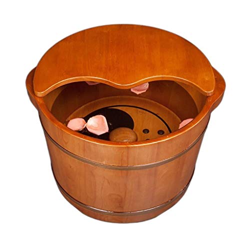 Barril de Spa para Pies de Goma con Tapa y Masaje