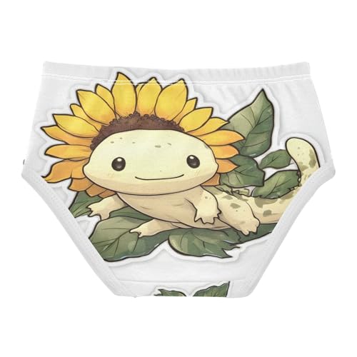 Cute Axolotl Sunflower Toddler Girls's Underwear 2T 202b88922