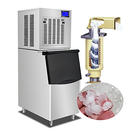 110V Commercial Ice Maker Machine Granular Ice- 330 LBS/24H with 286 Pounds Storage Bin Capacity - Automatic Ice Maker Water Filter & Scoop Included for Home, Business, Restaurants, Bars