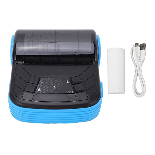Image of Thermal Printer Wireless 80mm High Speed Portable Receipt Printer for Supermarkets Restaurants Shops Lightweight Plastic