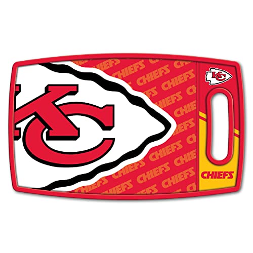 Image of YouTheFan NFL Kansas City Chiefs Logo Series Cutting Board