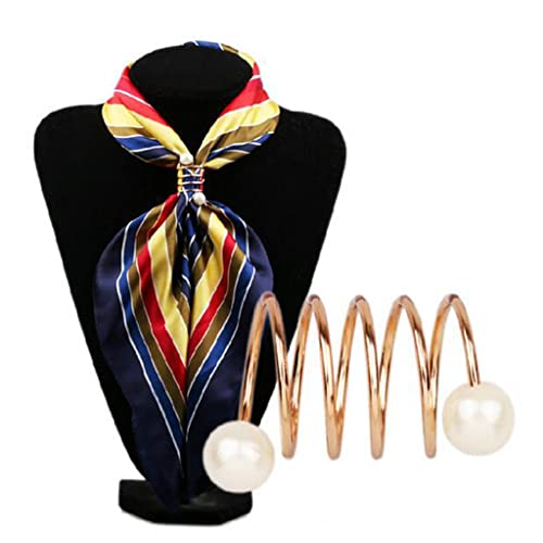 Broches hijab en perles écharpe clip anneau boucle pour femme