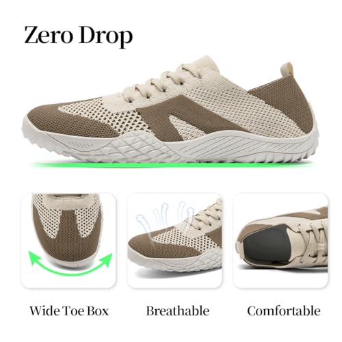 Barefoot Shoes Women Non-Slip Sole Minimalist House Sneakers Zero Drop Walking Tennis Lightweight Breathable Daily Wear Arch Support Shoes2