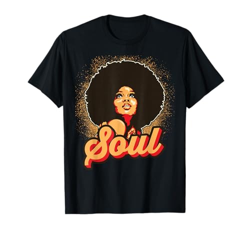 70s Funk Afro Women Soul Retro Vintage Style Graphic T-Shirt