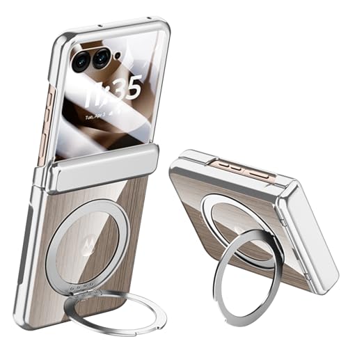 Coque Motorola Razr 60 avec anneau support magnétique et film protecteur écran arrière