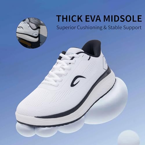 Women's Walking Shoes with Arch Support Plantar Fasciitis Orthotic Slip On Tennis Sneakers for Long Standing3