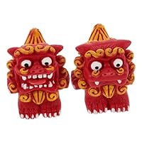 【9月お値下げ】ライオン脚・アンティーク飾り棚 深い赤色 9月お値下げ】ライオン脚・アンティーク飾り棚 深い赤色