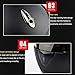 Goolife Moto Crash Casco Modular De Alta Seguridad-Zeus Full Face Racing Casco...