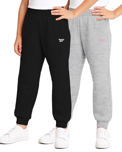 Pantalones deportivos para niña Reebok pack de 2 unidades que evitan rodillas rotas