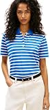 Tommy Hilfiger Polo de piqué Reg 1985 para Mujer, Talla XL, Color Azul
