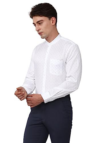 Image of Peter England Men Cotton Slim Fit Shirt