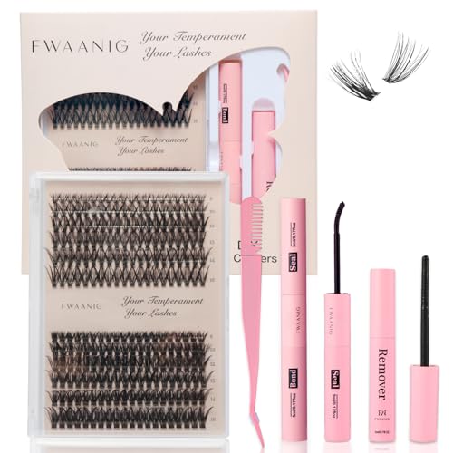 False Eyelash Lash Clusters Kit, Fuller Wispy Lashes for Everyday...