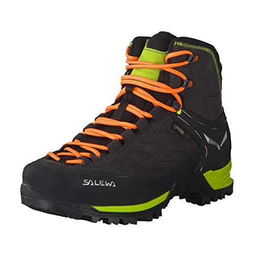 Salewa Mens MS Mountain Trainer Mid Gore TEX Trekking Hiking BootsBlack Sulphur Spring13 UK