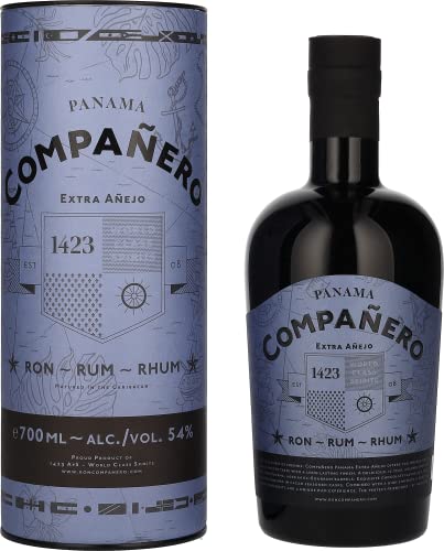 Compañero PANAMA Extra Añejo Rum 54% Vol. 0,7l in Geschenkbox Cover