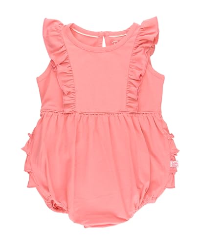 Image of RuffleButts® Baby/Toddler Girls Sleeveless Tank Bubble Romper
