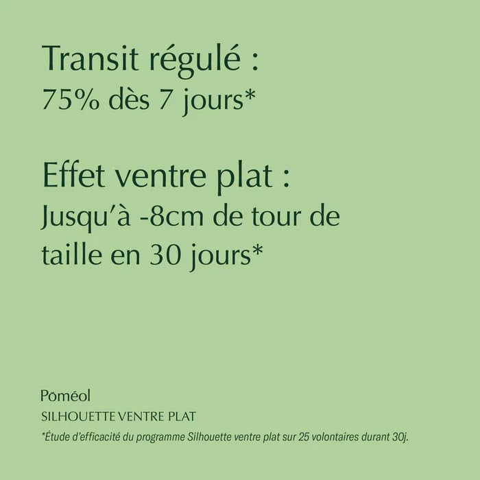 POMÉOL ǀ Complément Alimentaire confort digestif | Ventre plat, Transit, Digestion, Ballonnement, Détox - TransitPulse ǀ 30 jours ǀ Menthe poivrée, Fenouil, Chlorelle, Matricaire