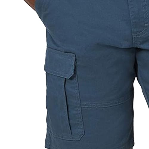 Short cargo clásico casual para hombre con bolsillos miniatura 4
