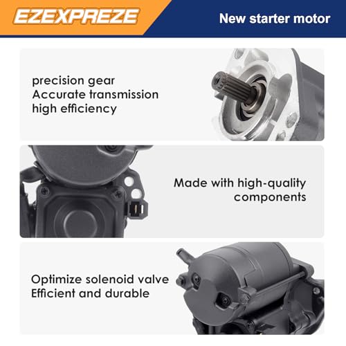 Image of Ezexpreze Harley-Davidson Starter New Replacement for 1993-2006 Road King Heritage Softail Electra Glide Ultra Classic Night Train Fat Boy Dyna Super Wide Glide,1340 1450cc 18199BN 31559-99A
