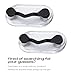 Readerest Magnetic Eyeglass Holder - Set of 2 - Strong and Secure, Easy Clip-On Holder for Eyeglasses, Sunglasses, ID Badges, Black