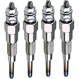 Zuide 4 Pcs Glow Plug Heater 16415-65512 1641565512 For Kubota V3300 V3600 V3800 Engine 80MM