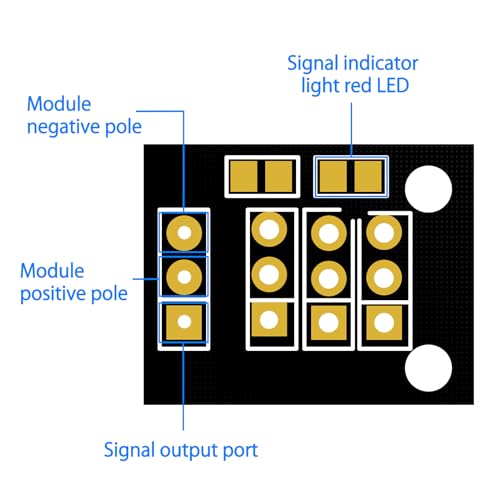 10Pcs Hall Effect Magnetic Sensor, DC 3.3V-5V 3144E A3144 Hall Effect Sensor for Arduino PIC AVR Smart Cars - Image 5