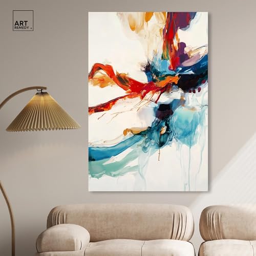 Art Remedy Vibrant Abstracts Canvas, 36" x 54", Gallery Wrapped, Vibrant Palette I by Art Remedy - Image 2