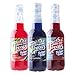VICTORIO Kitchen Products VKP1096 Sugar Free Cherry, Blue Raspberry and Watermelon Snow Cone Syrup 3 Pack, 16.9 oz, Bottles