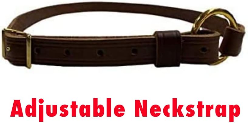 Miniatura 2 de Correas para el cuello con placa de nombre grabada personalizada para caballo Pony, caballo, anhelo y cuero marrón claro ajustable con placa de