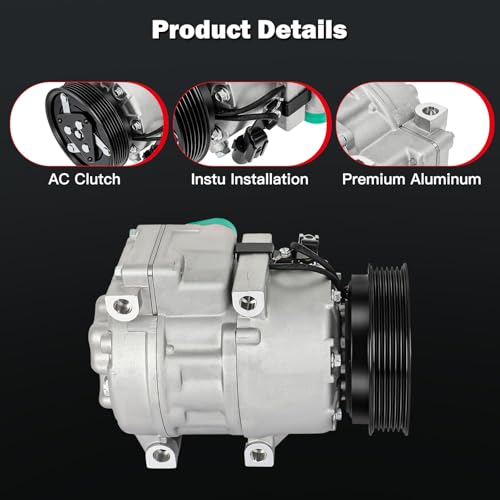 Image of Air Conditioning Compressor for Hyundai Sonata for Kia Optima 2.4L 09-2010