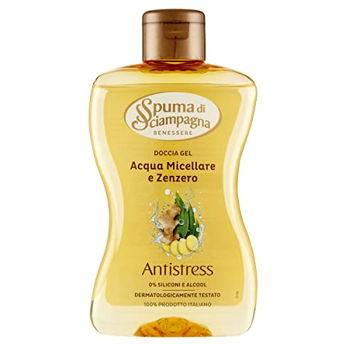 Gel de ducha antiestrés agua micelar y jengibre 300 ml