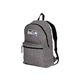 The Northwest Company Mochila embalável oficialmente licenciada NFL Seattle Seahawks 'Tandem', cinza, tamanho único