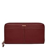 Fossil Women's Tara Leather Zip Around Clutch Wallet