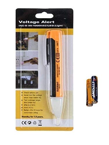 Rangwell Rangwell Voltage Tester Non-Contact Voltage Testers 90-1000V AC Voltage Detector Pen Circuit Tester Tool 2-in-1 with Led Flashlight Audible Tone and Pocket Clip, Live/Null Wire Judgment Tool (B09JKCWGTJ) Amazon Price History, Amazon Price Tracker