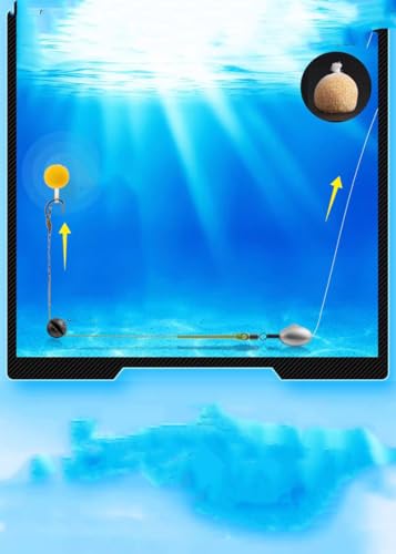 Set de 15 piezas para pesca de carpa con anzuelos miniatura 5