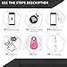 Konohan 8 Pack Key Finder Locator Anti Lost GPS Tracker Wireless Anti Lost Alarm Sensor Device Finder Mini Pet GPS Tracker for Locating Phone Keys Wallets Luggage Item, 5 Colors