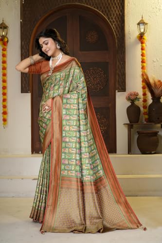 Navshanya Silk brocade silk saree – image 2