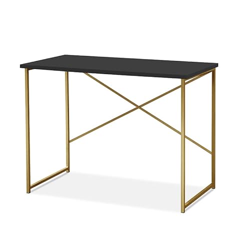 Aparador Steel 90 cm Estilo Industrial com Pés em Aço Cor: Dourado/Preto