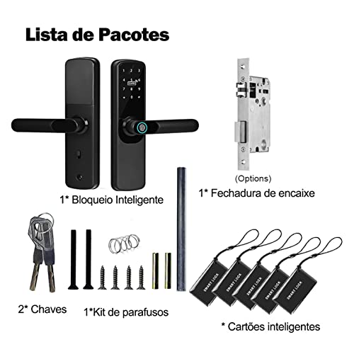 2023 Novos produtos Fechadura eletrônica digital de alta qualidade Fechadura inteligente para porta