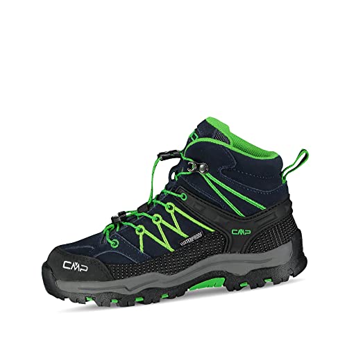 CMP Unisex Kinder Kids Rigel Mid Trekking Shoes Wp Trekking-Schuhe, B Blue...