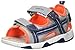 Geox Baby-Jungen B Multy Boy A Sport Sandal, Grey/Fluo ORANGE, 25 EU