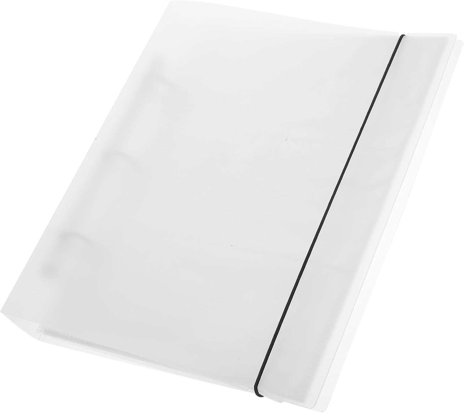 Mikikit Pvc Photo Ticket Storage Album Binder with Loose-leaf Design for Family and Classmate Use DIY Photo Formats White Scrapbook Album and Tickets