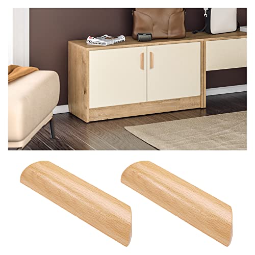 VGOL 10PCS Wooden Cabinet Handles Drawer Pull Handles for Furniture Cupboard Wardrobe Dresser Cabinet Door Home Decoration 96mm Hole Distance - Image 3