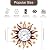 HOBYLUBY 13" Outdoor Thermometer No Batteries Required, Sun Wall Thermometer Outdoor Decorative Outside Thermometers for Patio, Living Room, Garden Greenhouse, Wine Cellar