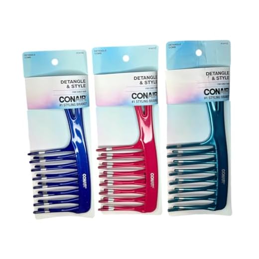 Conair Styling Essentials Style & Detangle Comb 1 ea (Pack of 3)