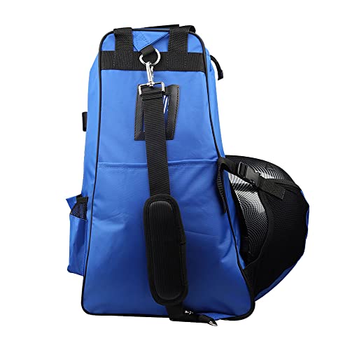 Unistrengh Professional Equestrian Bag Large Horse Riding Boots Bag Tall Boots Bag English Boot Carry All Bags (Blue) #TOP3